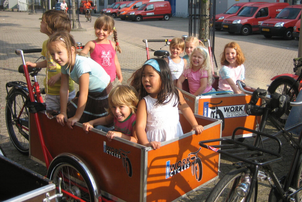 cargo bike ad Amsterdam